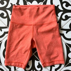 Lululemon Wunder Train Shorts Orange Size 4